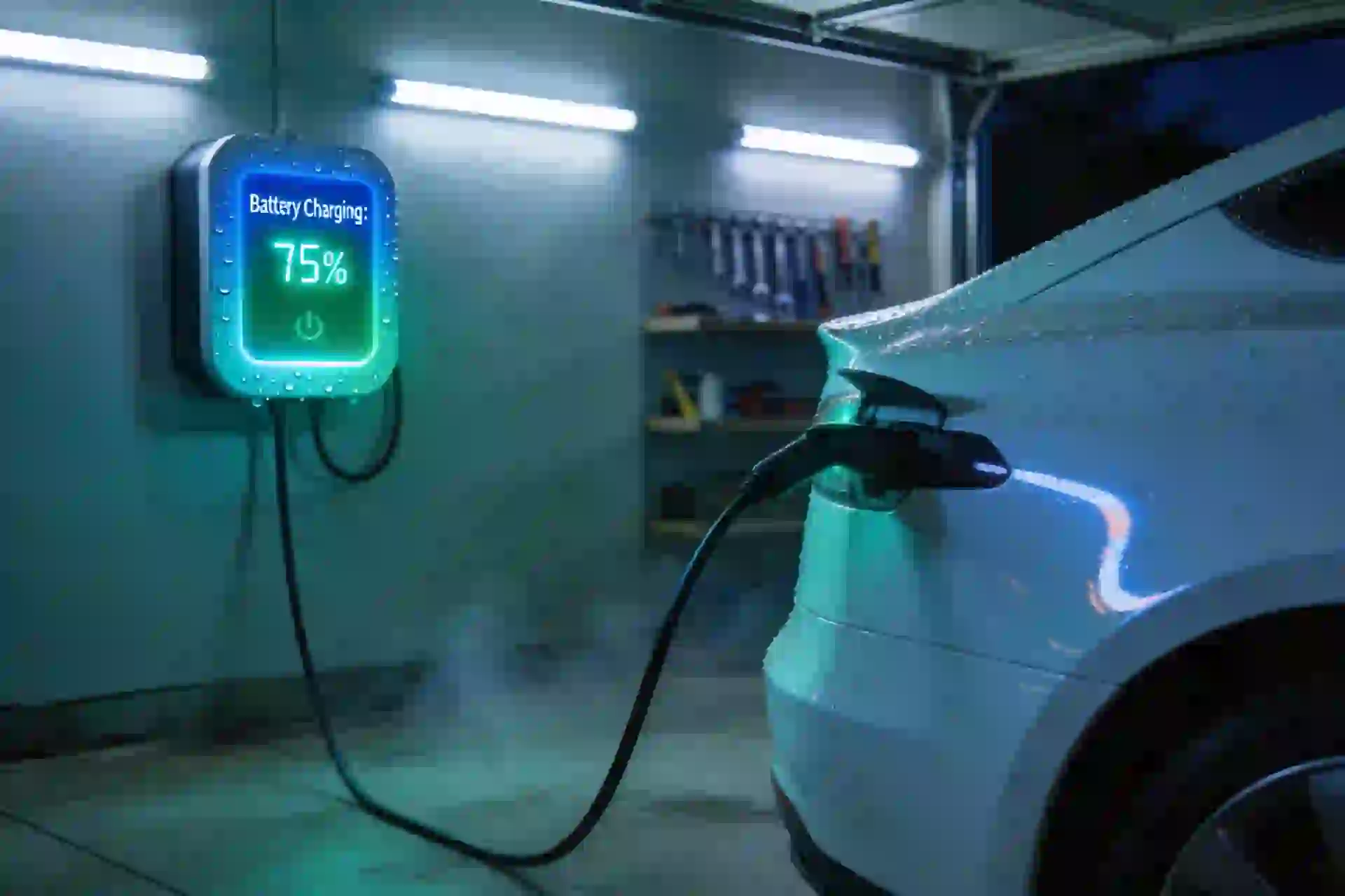 Installation borne de recharge à Raffetot